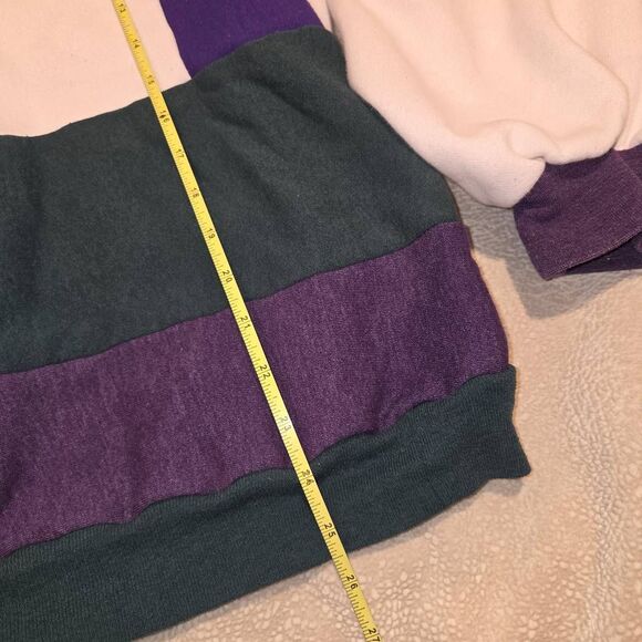 Greenwrld patchwork hoodie "Wildflower Dusk". Est size large. - Picture 6 of 12